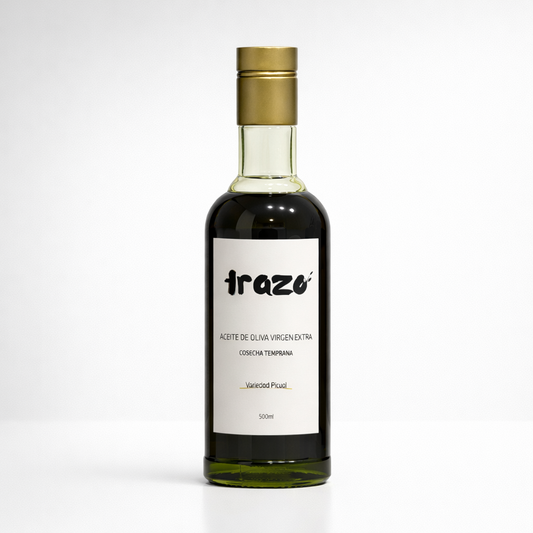 Aceite Trazo Picual 500ml - Cosecha Temprana 2025